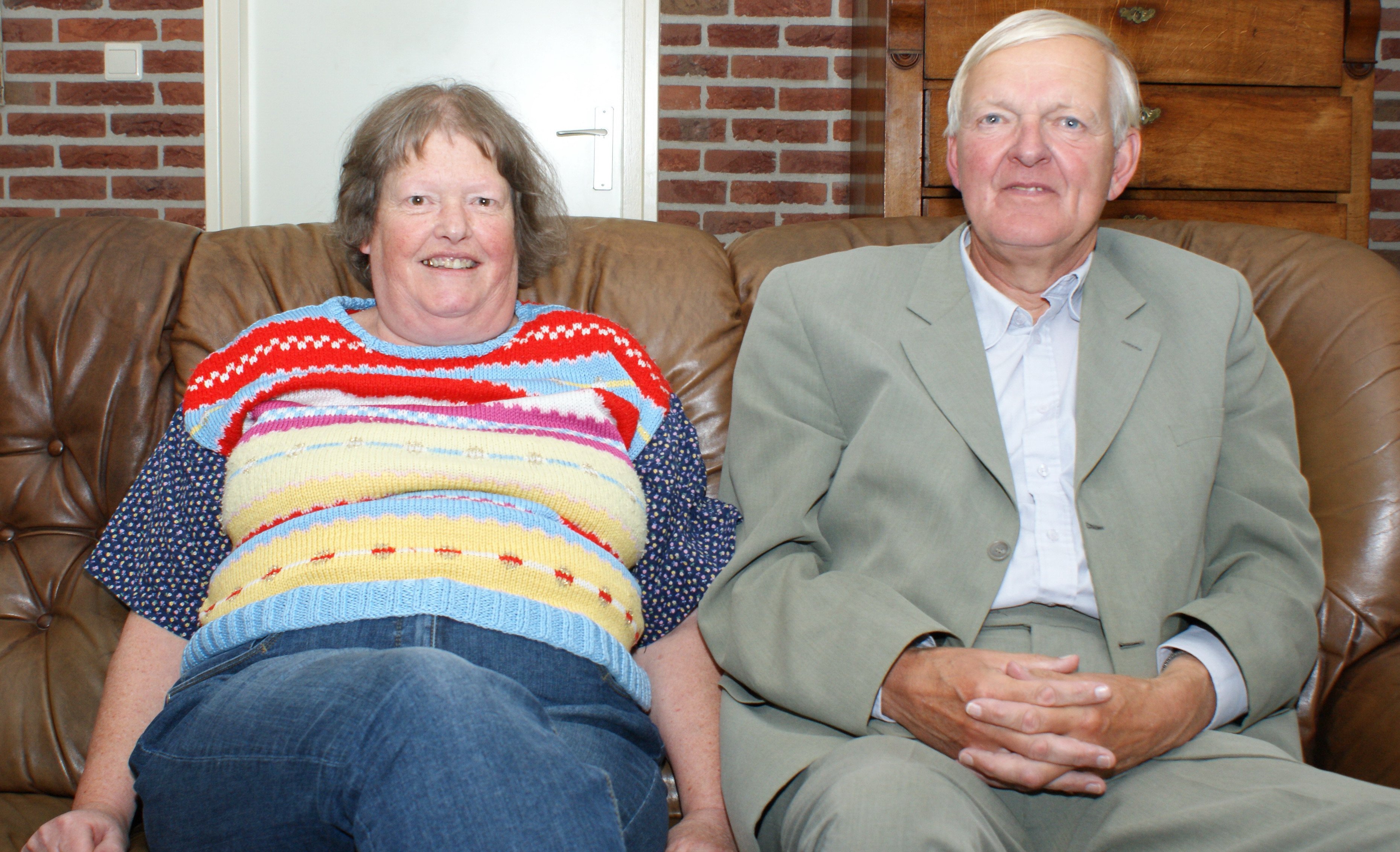 De heer en mevrouw Evenhuis in 2012.